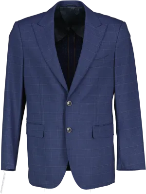 Balmain Blue Extra Slim Fit Suit Blazer UK L