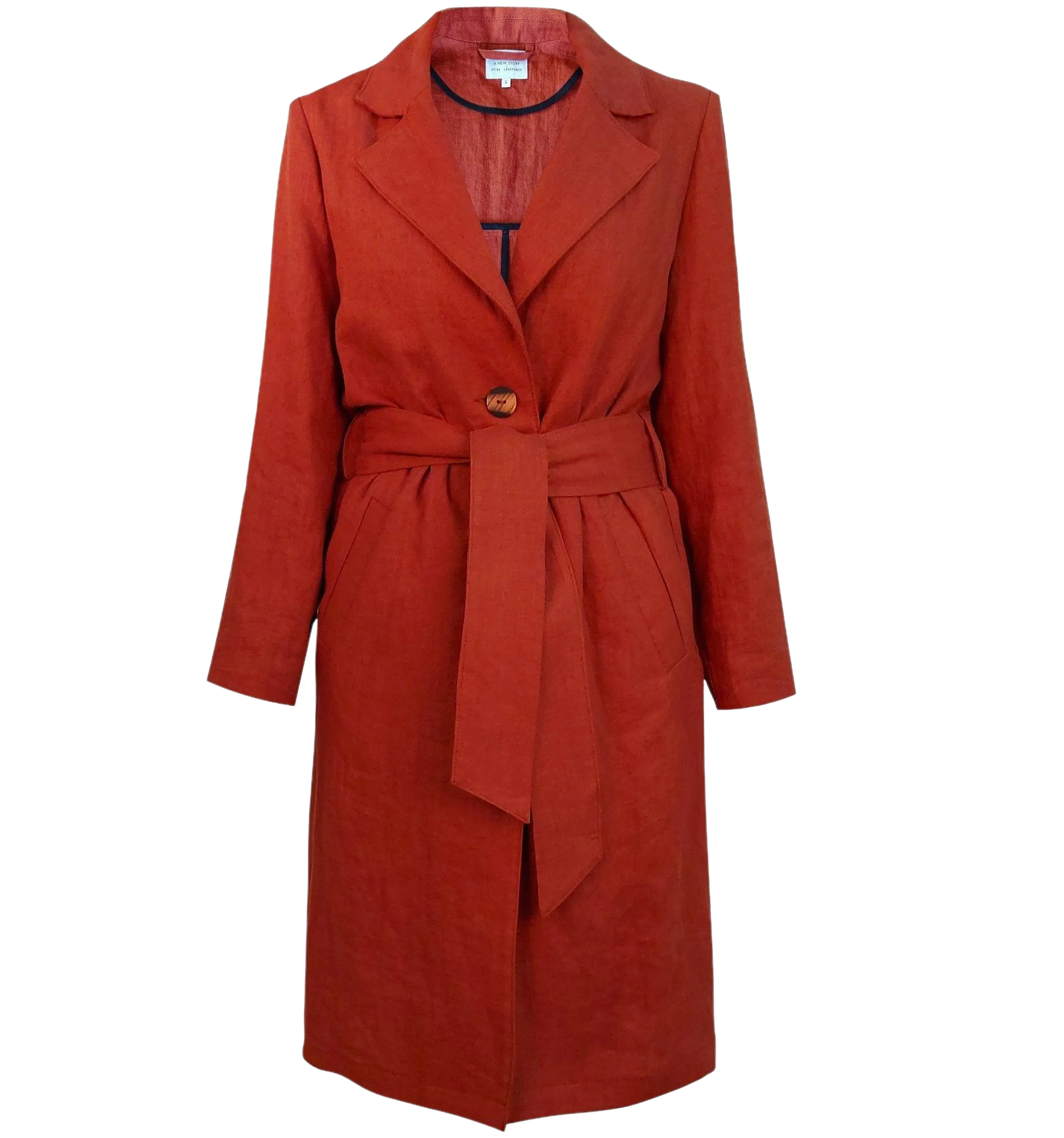 Bonnie lang hør Trenchcoat