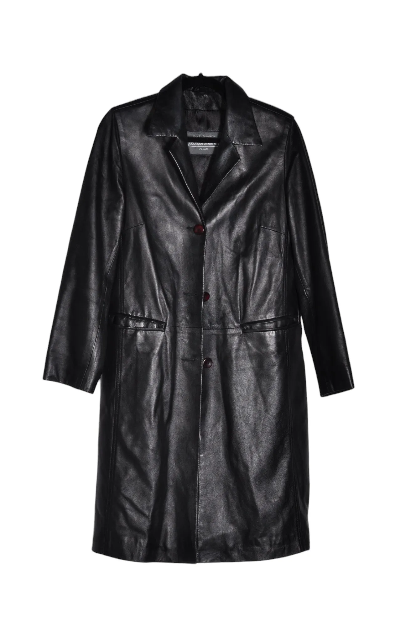 BOUTIQUE OF LEATHERS Women Trenchcoats Regular fit in Black - L