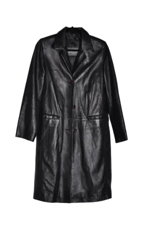 BOUTIQUE OF LEATHERS Women Trenchcoats Regular fit in Black - L