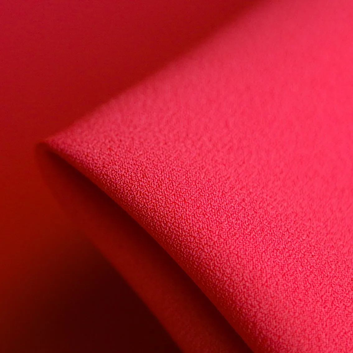 Cady Tangerine Satin Backed Crepe