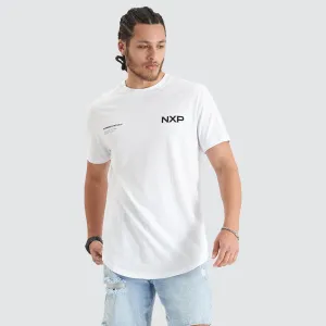 Delta Time Dual Curved Tee Optical White