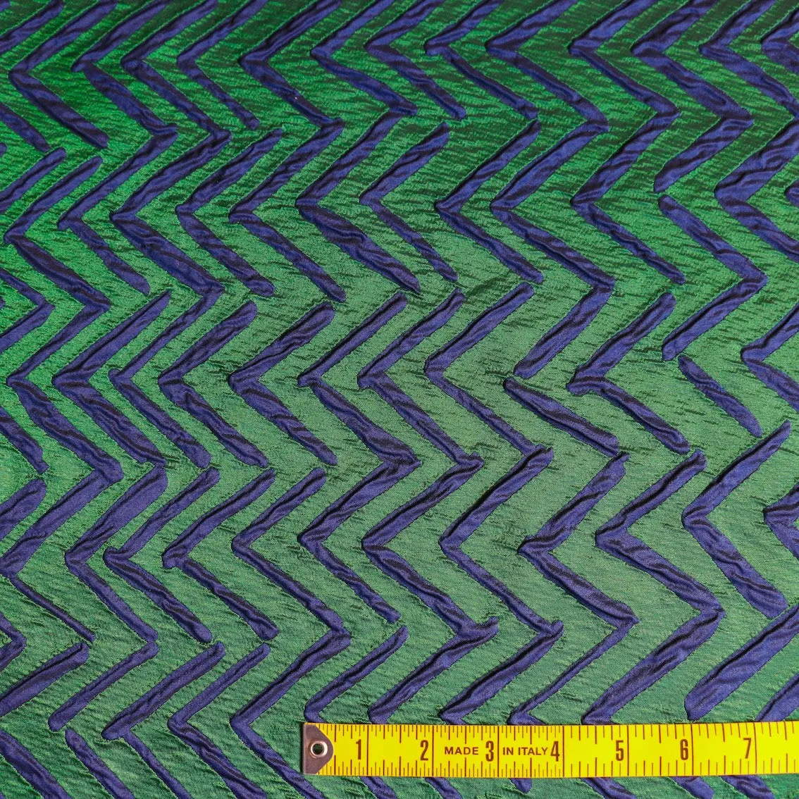 Emerald/Blu Mani Jacquard