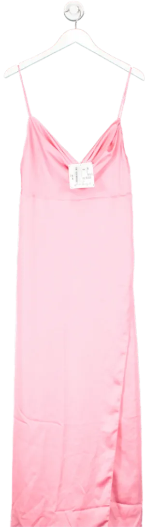 Fame And Partners Pink The Rosabel Maxi Dress UK 16