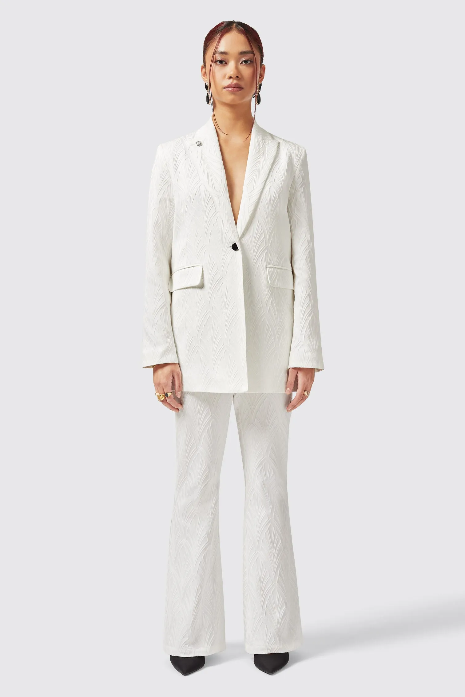 Fiore Slim Fit White Jacket - ARCHIVE