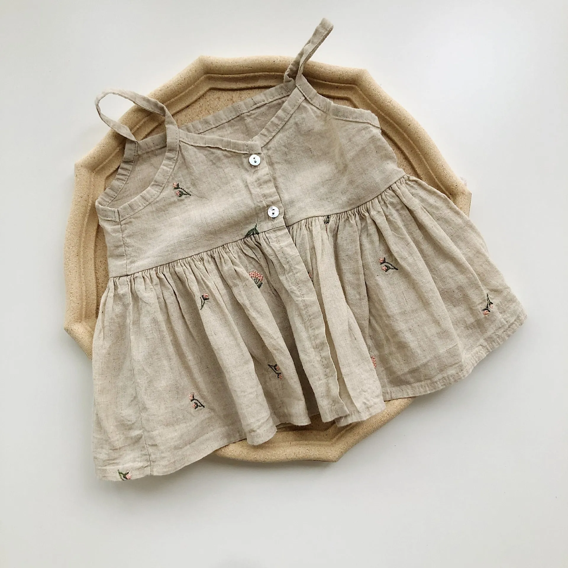 Floral Frill Cami Vest Top