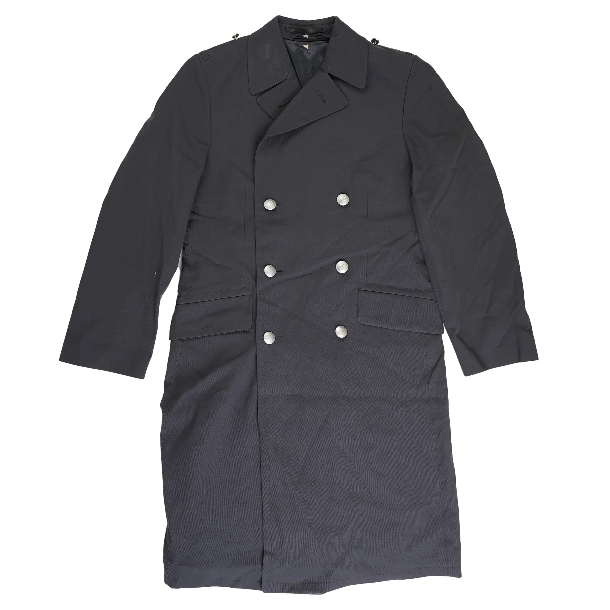 German Double-Breasted Overcoat w/Metal Buttons
