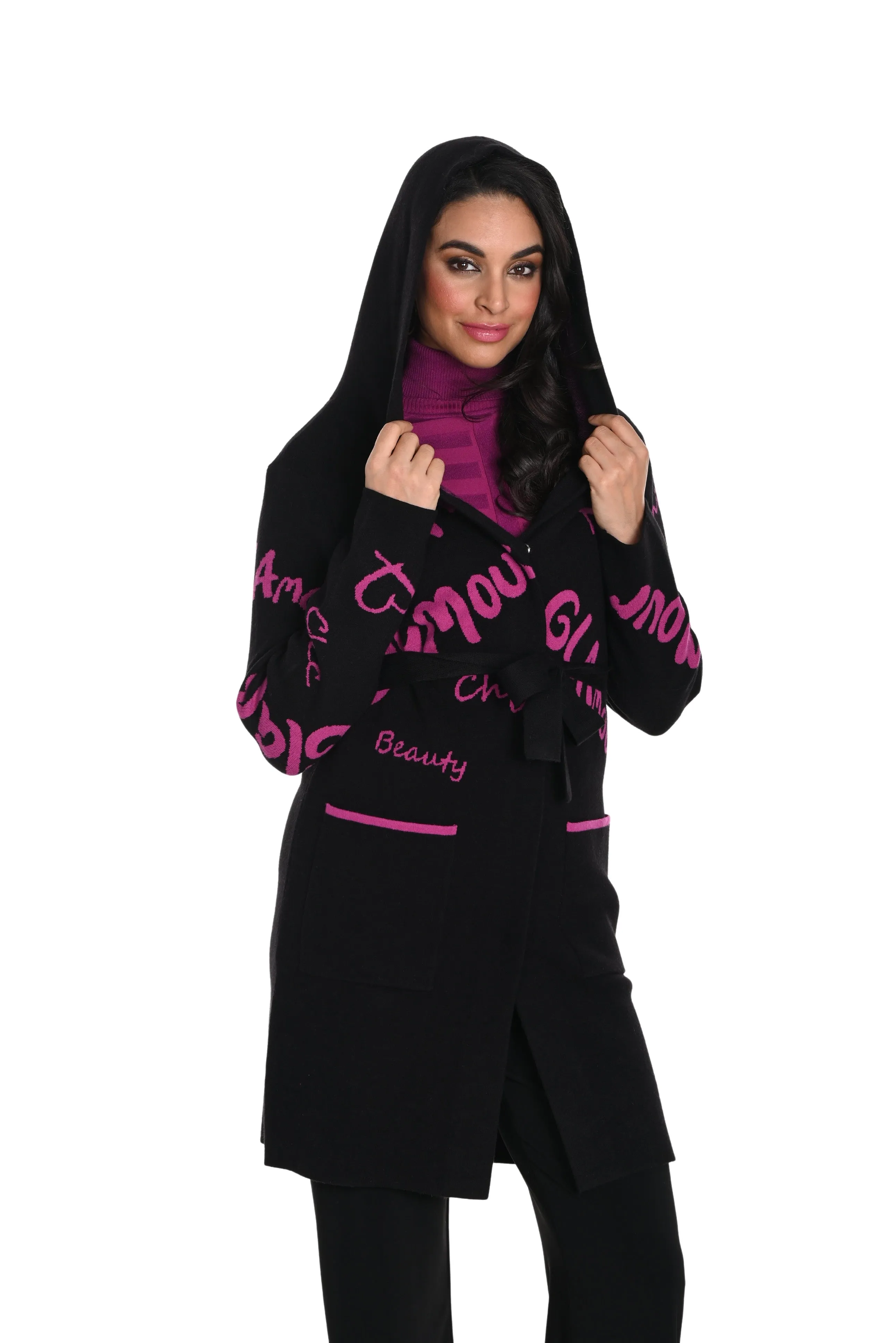 Glamour' Motif Cardigan