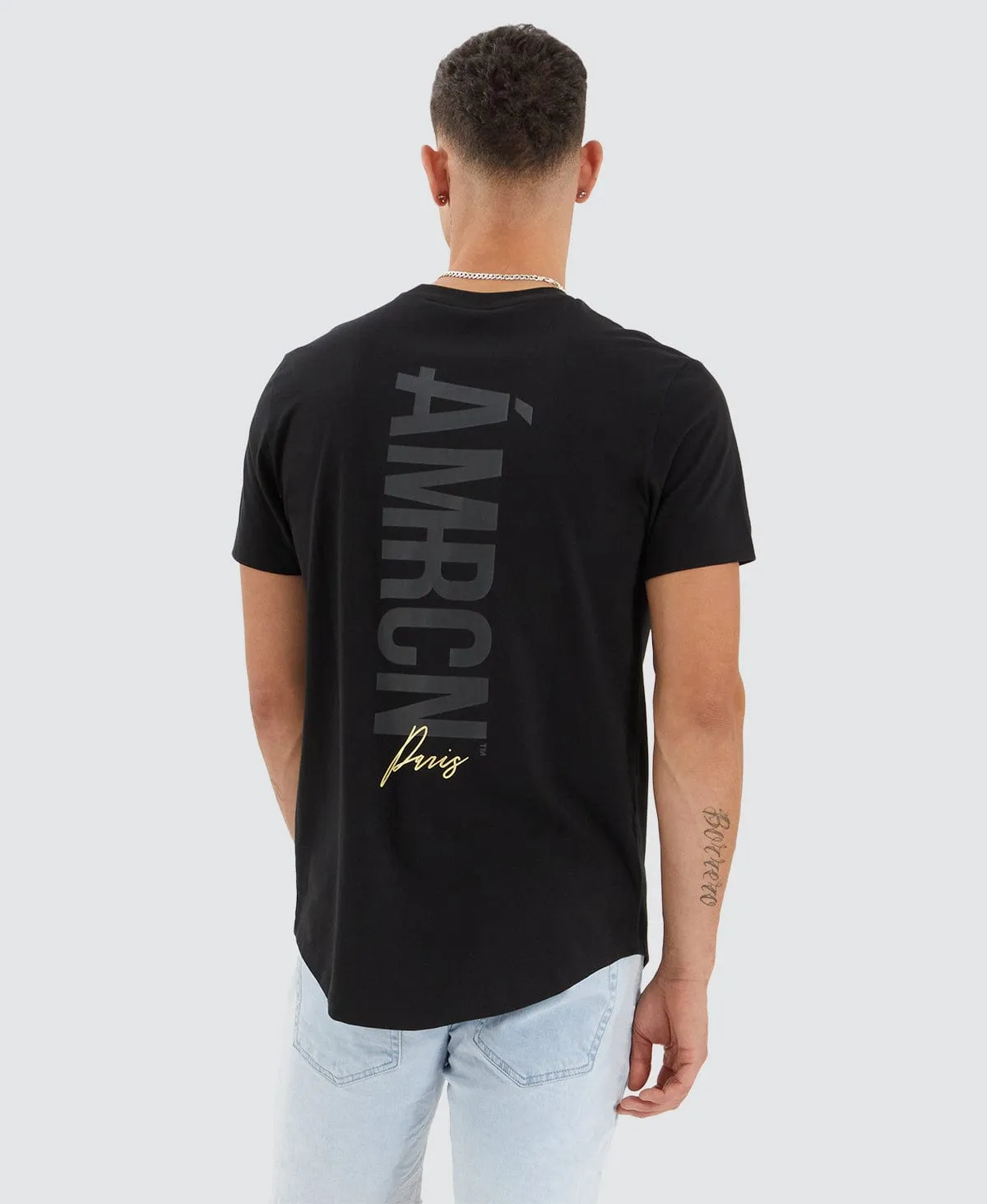 Grande Dual Curved Tee Jet Black