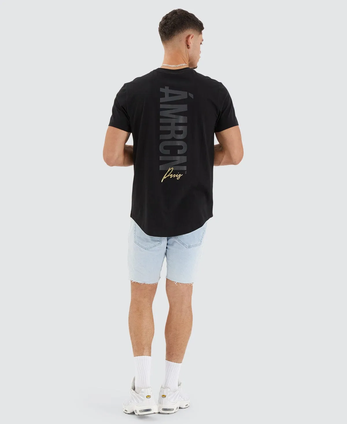 Grande Dual Curved Tee Jet Black