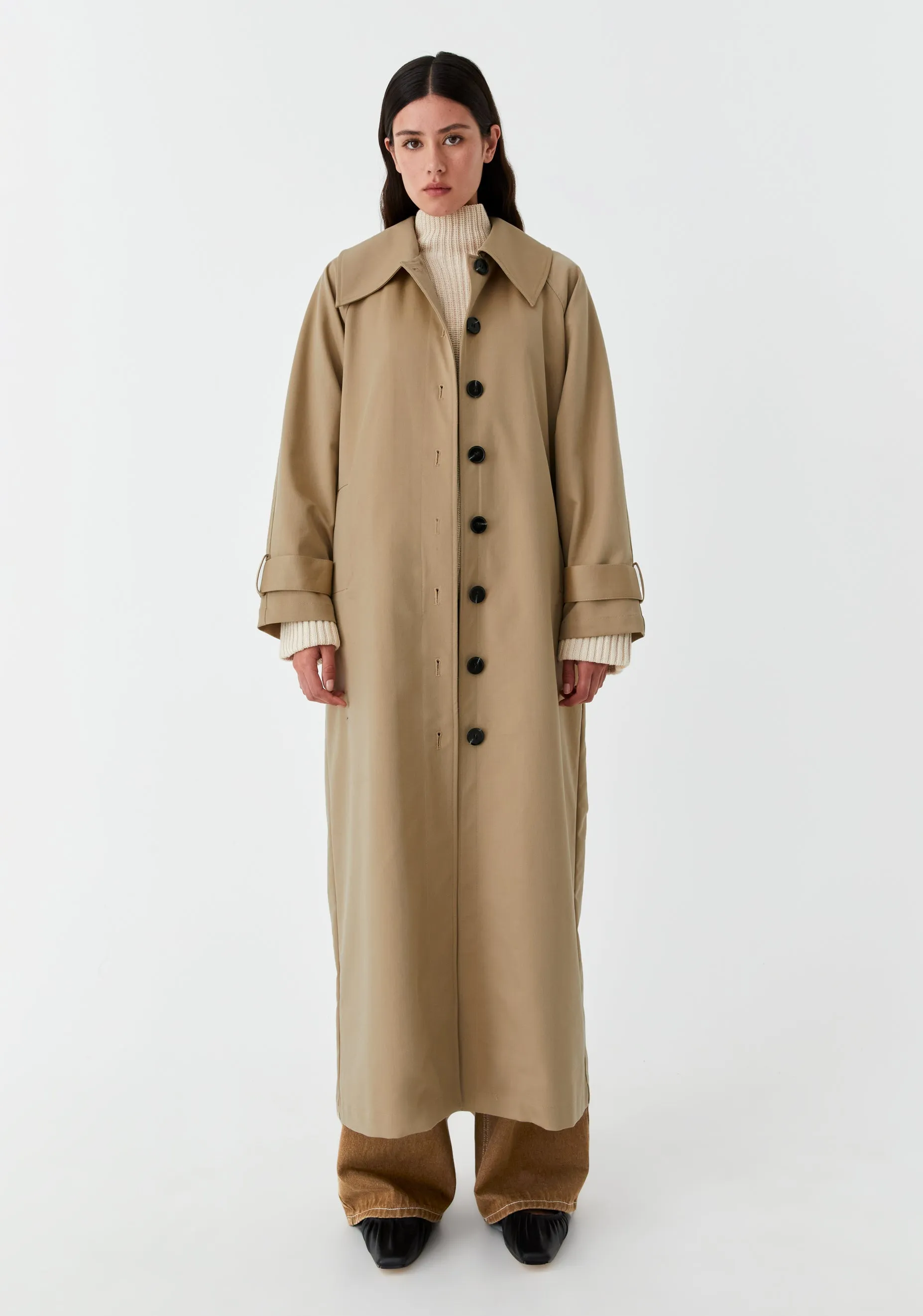Harvey Trench Coat_Sand
