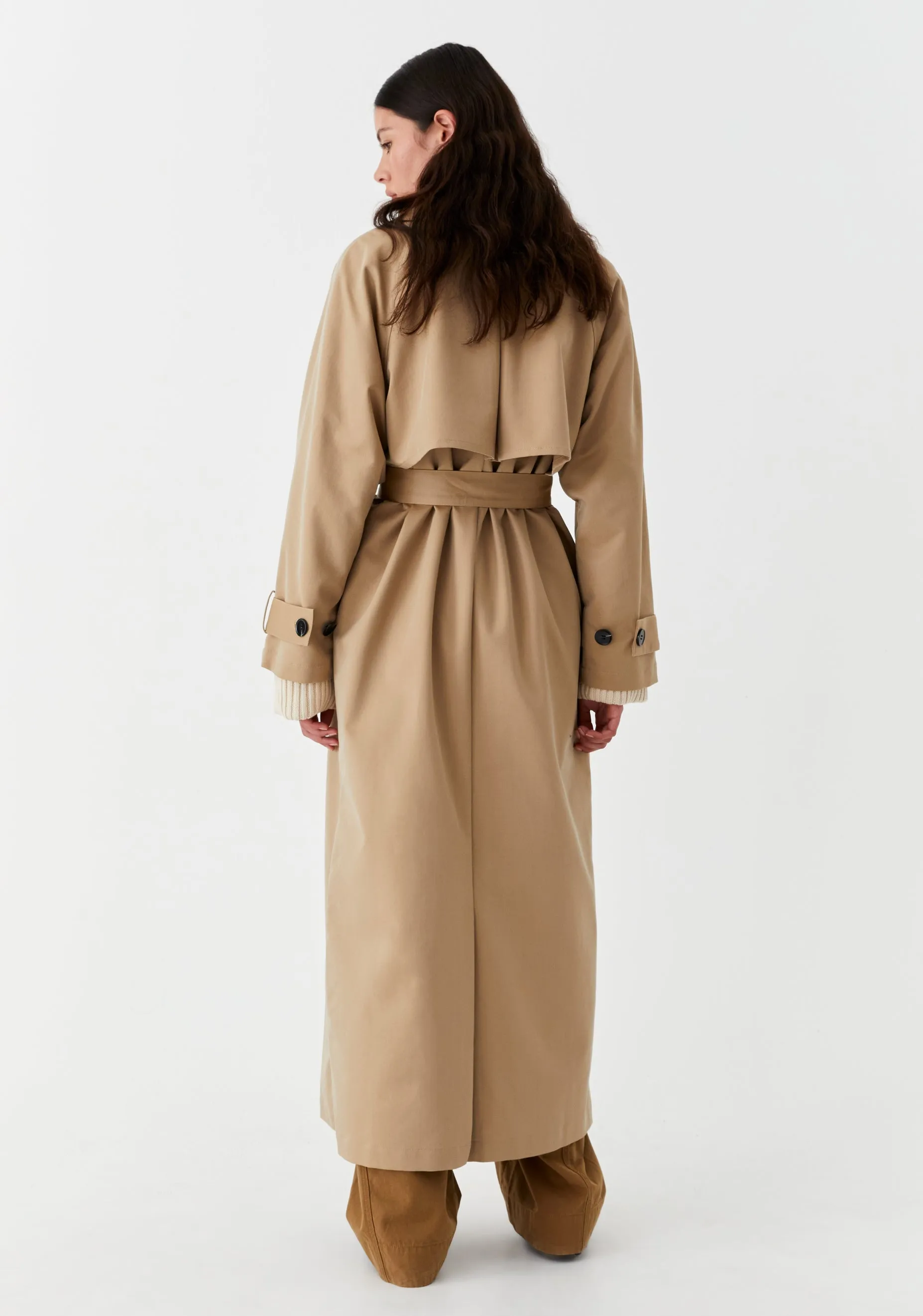 Harvey Trench Coat_Sand
