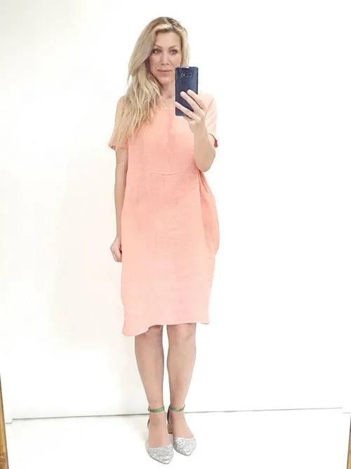Helga May Jungle Dress: Plain - Light Coral