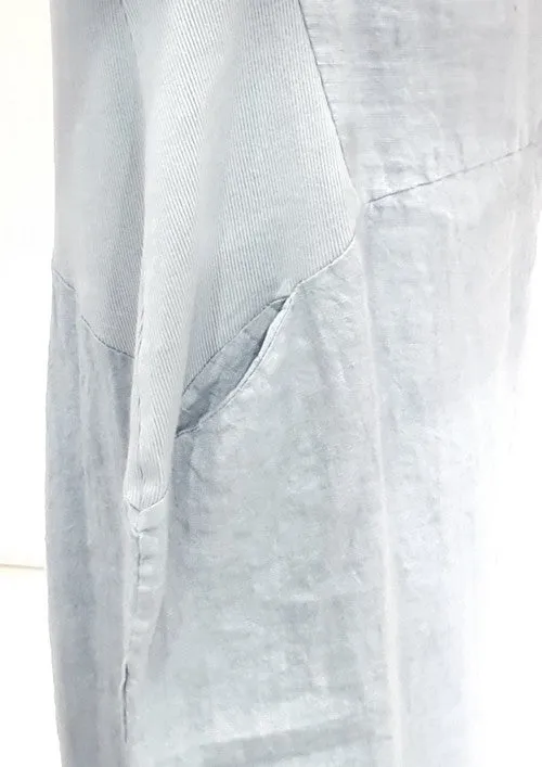 Helga May Jungle Dress: Plain - Pale Petrol