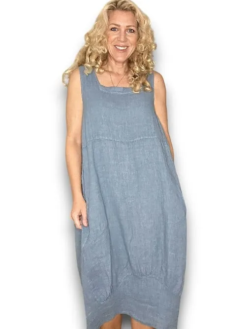Helga May: Maxi Tank Dress - Petrol