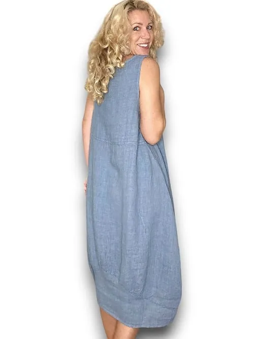 Helga May: Maxi Tank Dress - Petrol