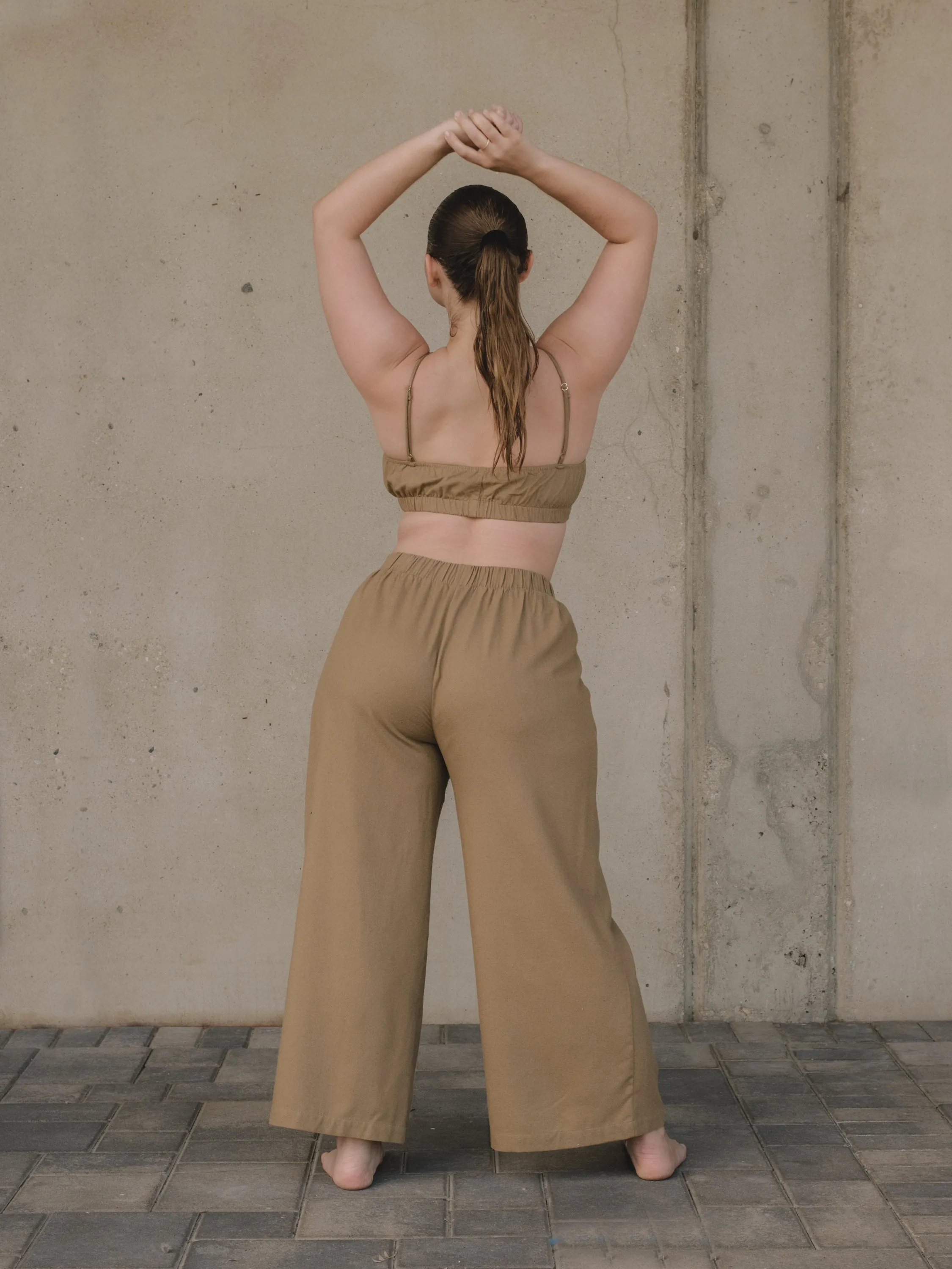 House Top, Regen Silk Noil, Laurel