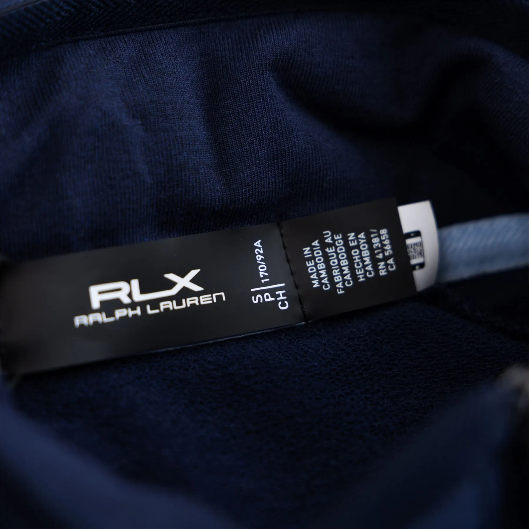 Hybrid Full Zip Vest Refined Navy - SS24