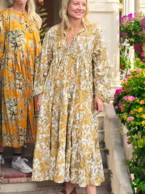 Ida Ivy: Boheme Maxi - Mustard Twirl