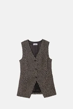 Ingrida Top London Spot Black