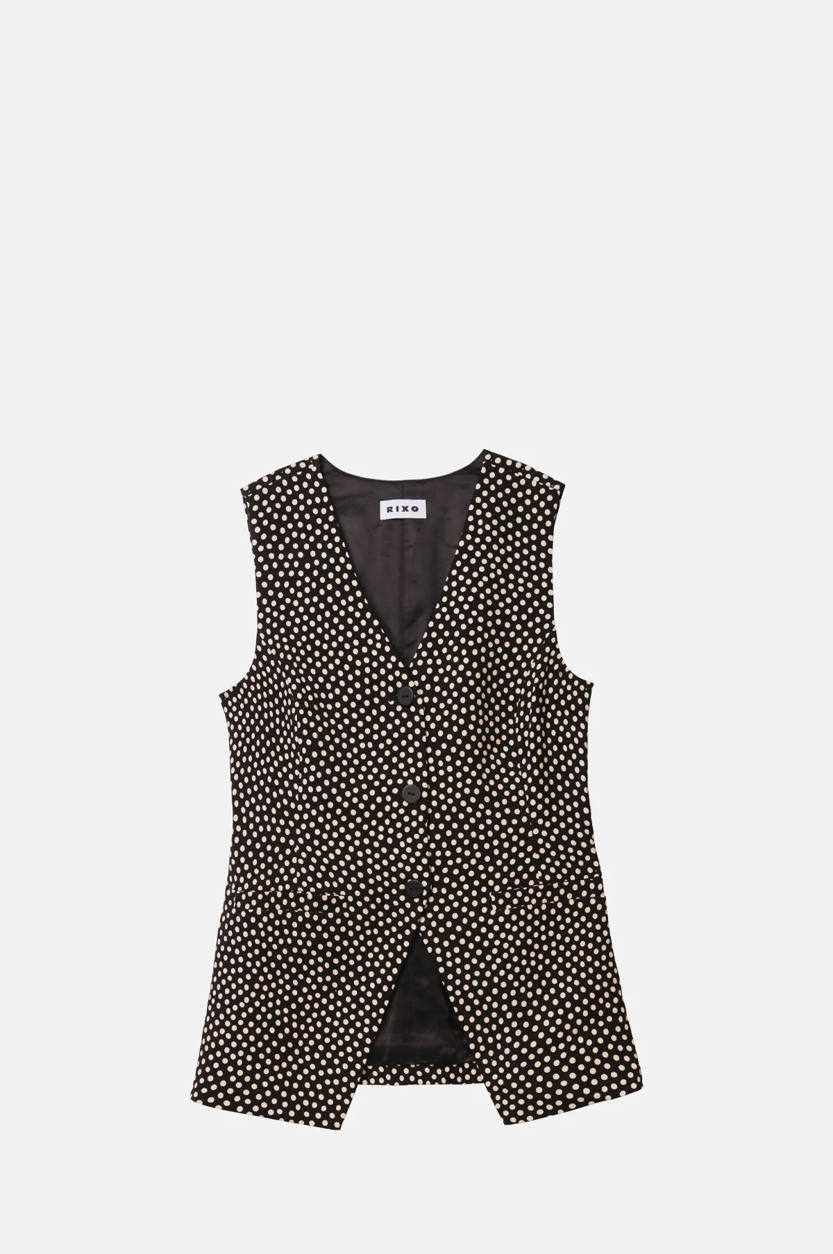Ingrida Top London Spot Black