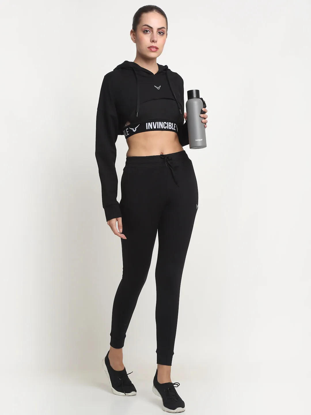 Invincible Women's Crop Hoody