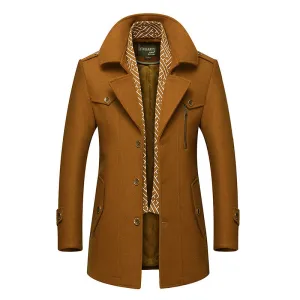 Leslie  Klassischer Herren-Peacoat aus Wolle