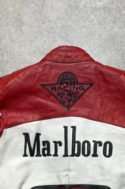 Marboro Pro Sport Leather Racing Jacket