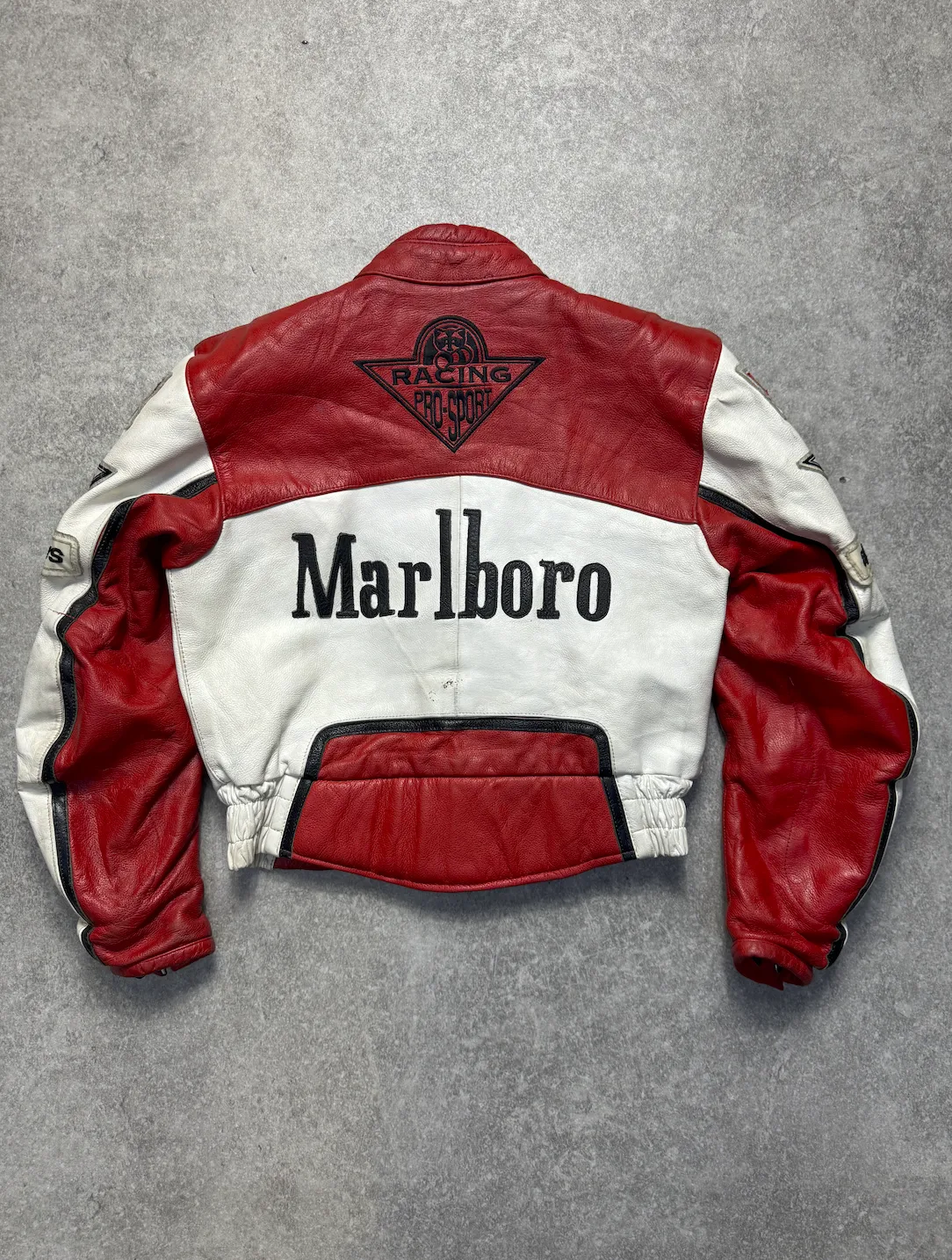 Marboro Pro Sport Leather Racing Jacket