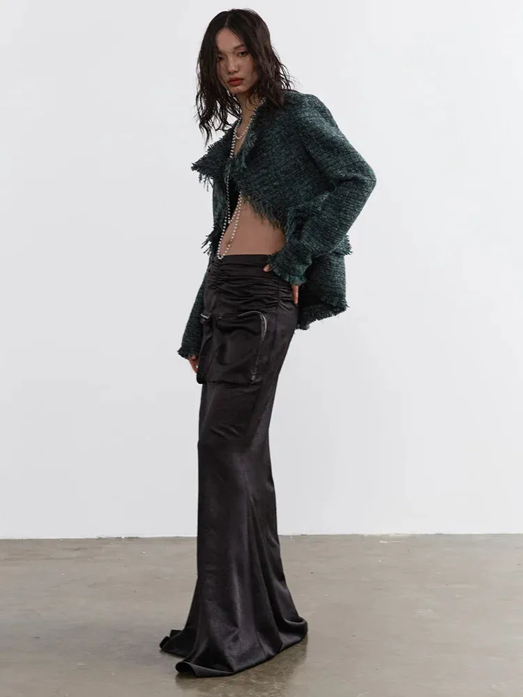 Marriagie Frayed Tweed Jacket