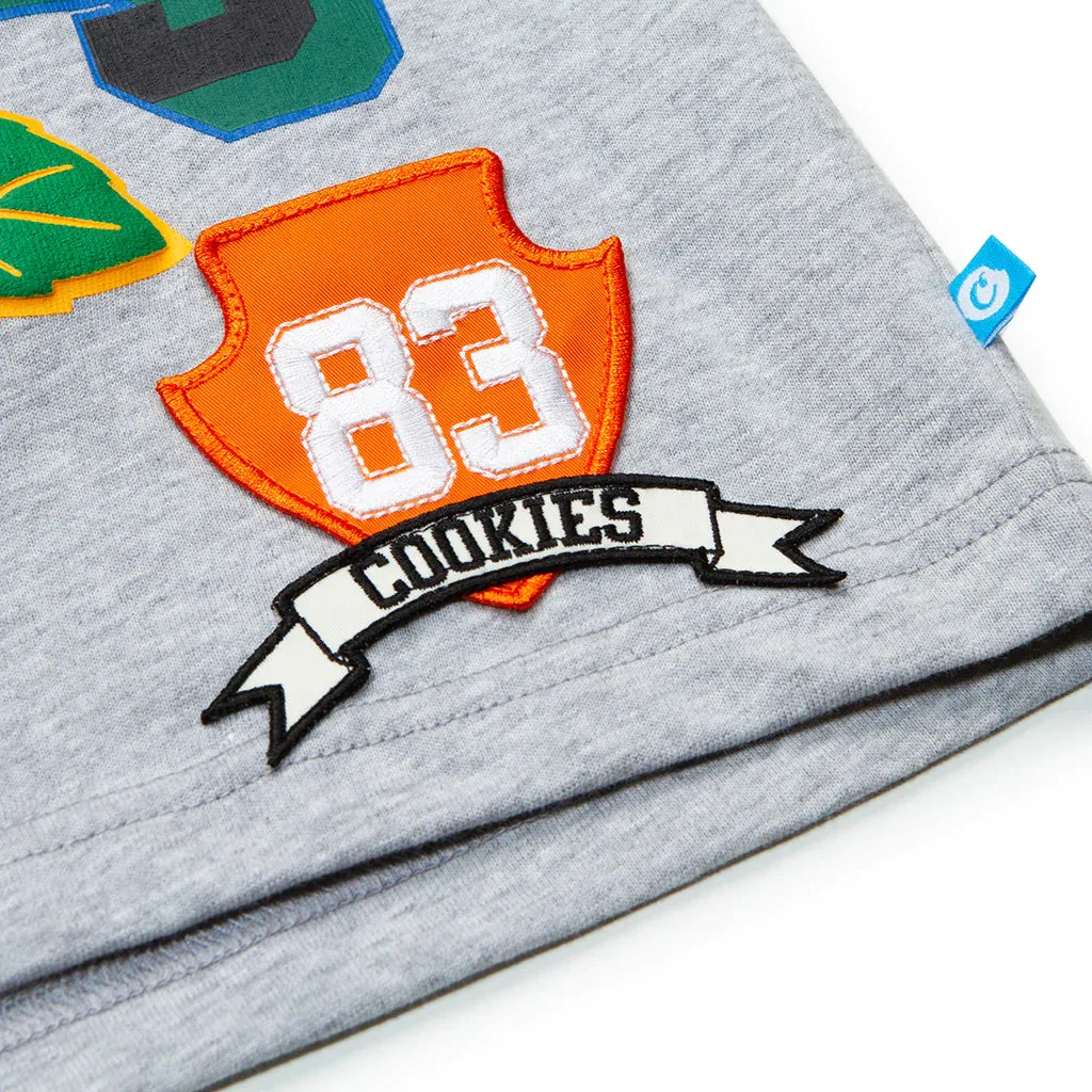 PACK 12 S/S KNIT HEATHER GREY