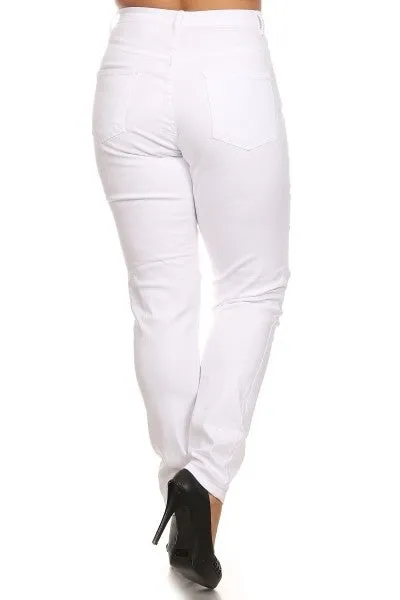 Plus Size High Rise Skinny Jeans