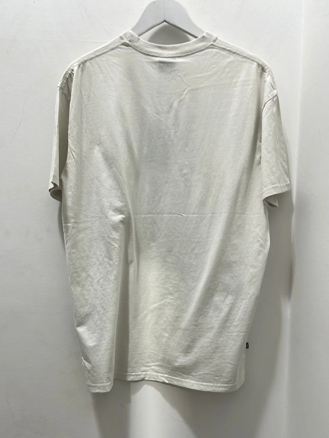 RACECAR SS TEE PIGMENT WASHED WHITE