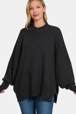 Side Sit Oversize Sweater