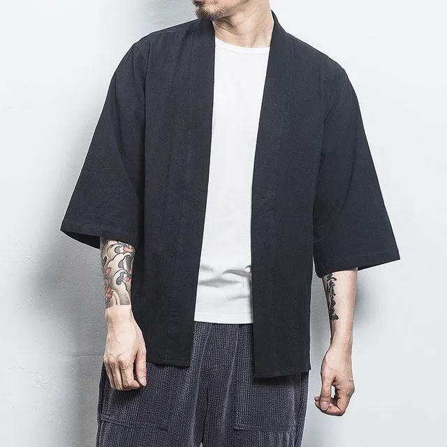 Streetwear Kimono Shirt Coat