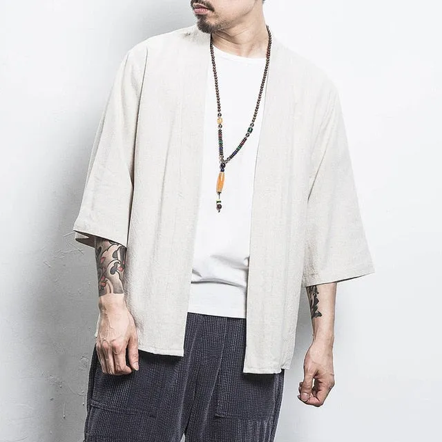 Streetwear Kimono Shirt Coat